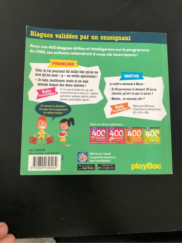 400 blagues du cm2 à la 6 ème - photo numéro 2