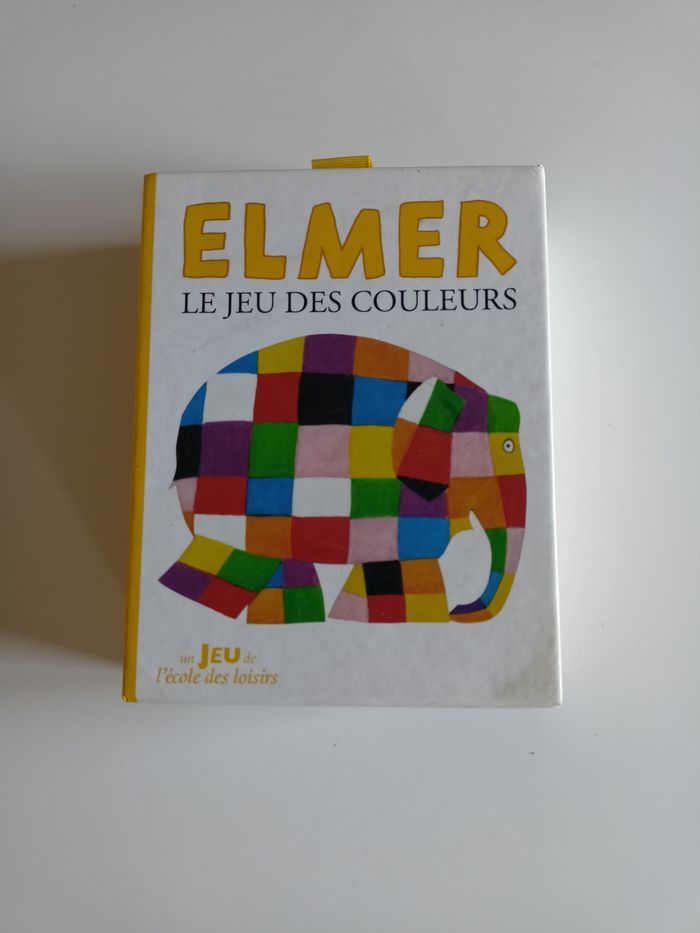 Elmer le jeu des couleurs complet l'école des loisirs sans notice
