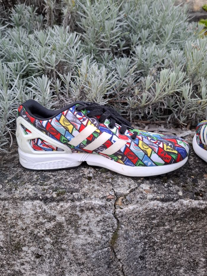 Baskets Adidas colorées Torsion  ZX PLUS - photo numéro 4