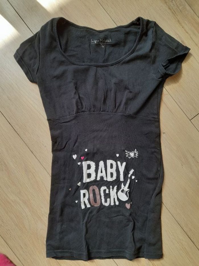 T shirt grossesse manches courtes