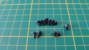 Lot visserie pièce détachée miniature Jada Toys Dodge Viper SRT10 2008 1/24 1/24e 1/24ème #E24