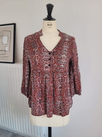 Chemisier manches 3/4 M