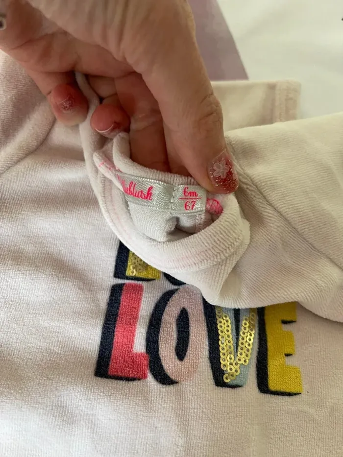 Lot de pyjamas bébé fille Obaibi – Taille 6 mois - photo numéro 3