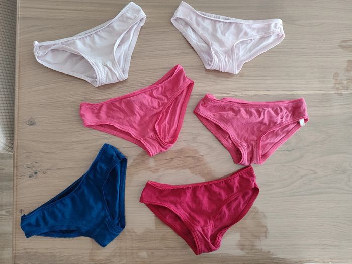 Lot de 6 culottes fille