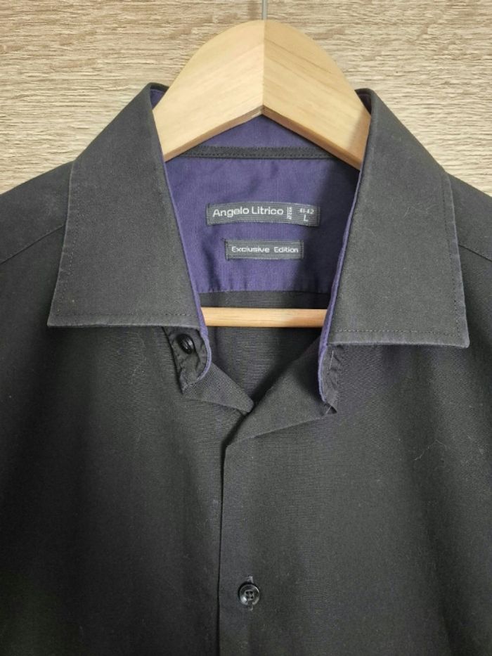 Chemise homme noire - photo numéro 2