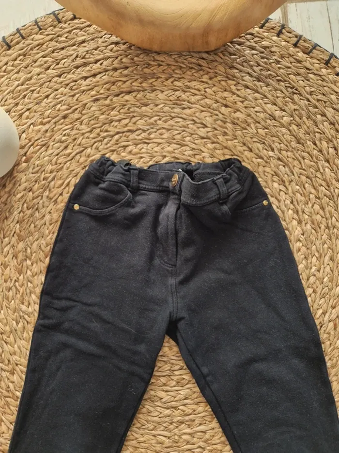 Pantalon noir réglable a la ceinture - photo numéro 2