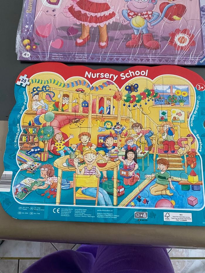 Lot de 2 puzzles enfants dora - photo numéro 2
