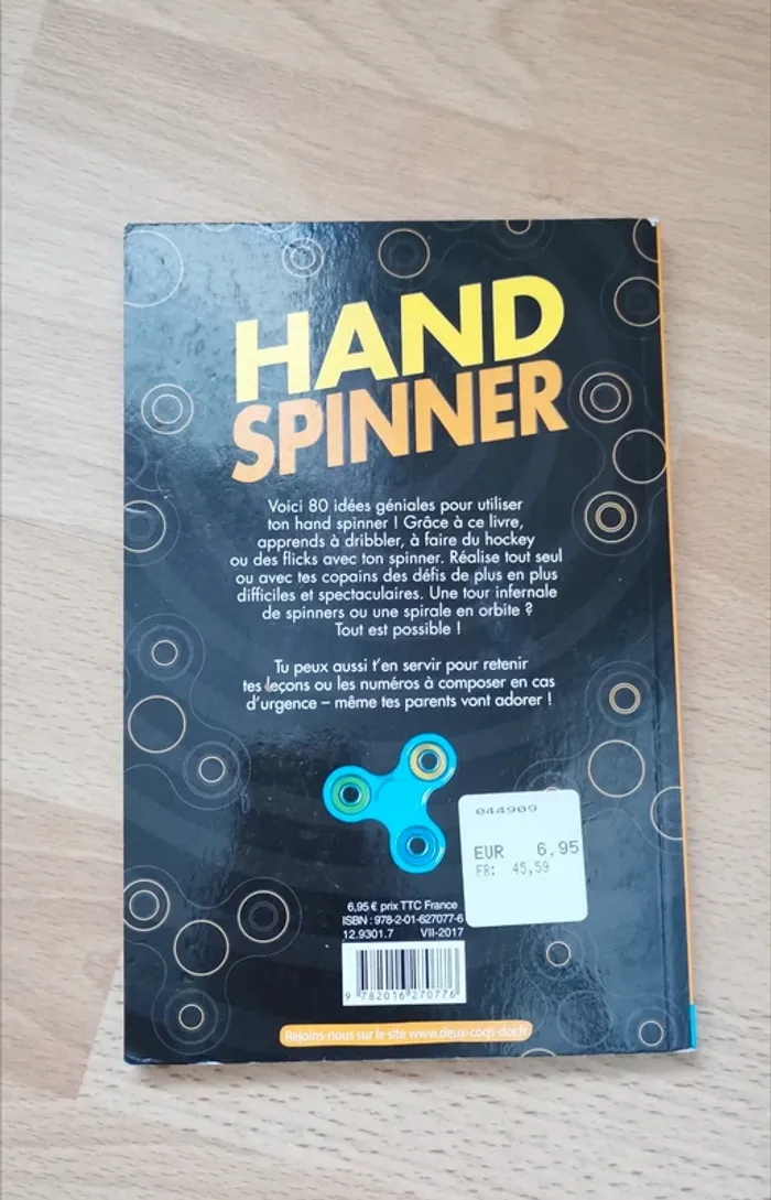 Livre hand spinner - photo numéro 2