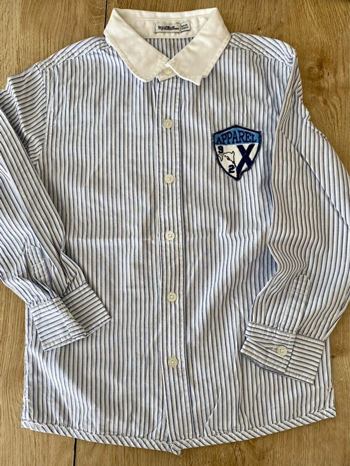 Chemise tao 8 ans à rayures