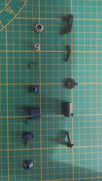 Pièce du fascicule n°10 numéro 10 pièce détachée Ecto 1 Ghostbusters 1/8 1/8e 1/8ème Eaglemoss #E42