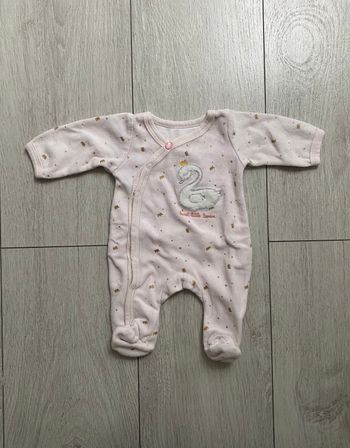 Grenouillère en velours - Taille Naissance