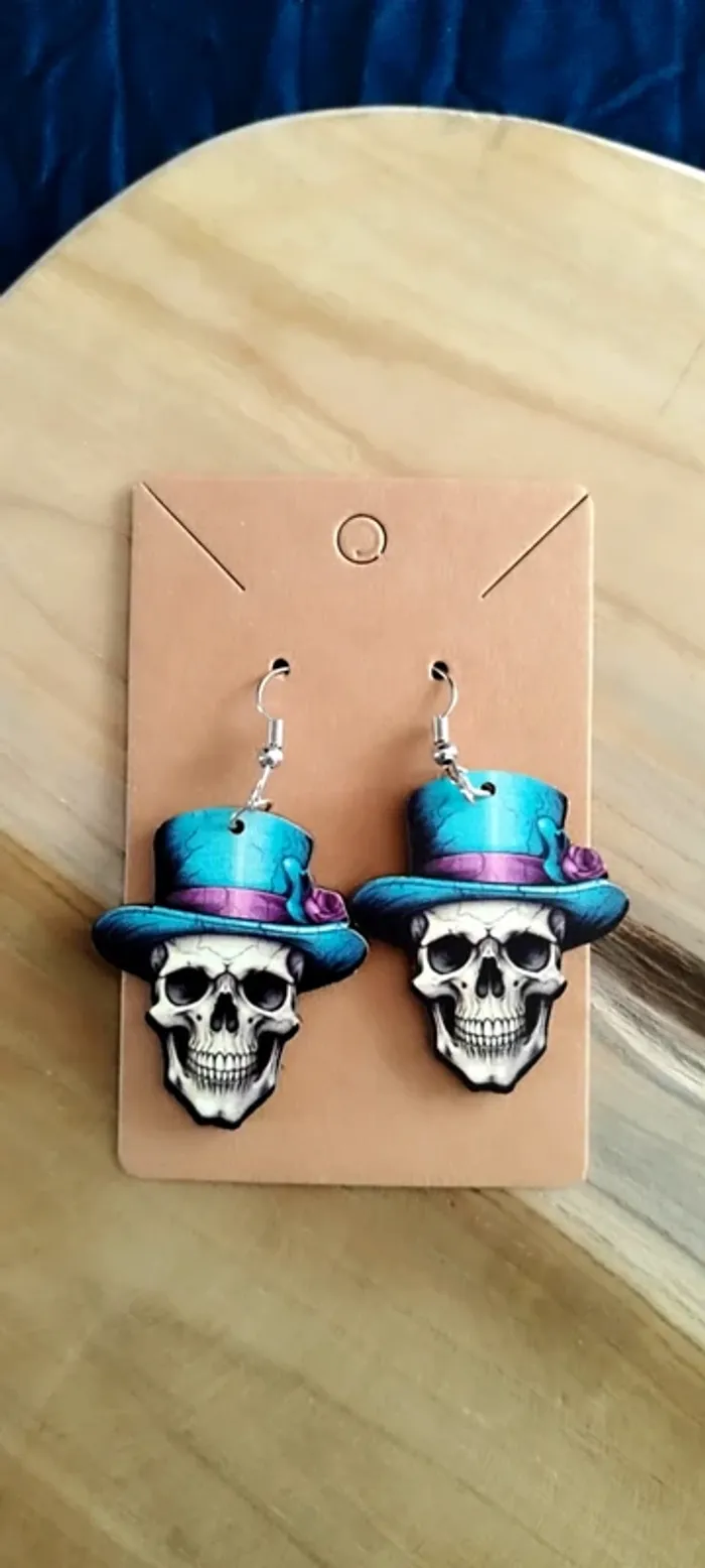 Boucles d'oreilles Squelette - photo numéro 2