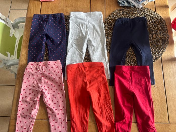 Lot 6 leggings fin 18m - photo numéro 2
