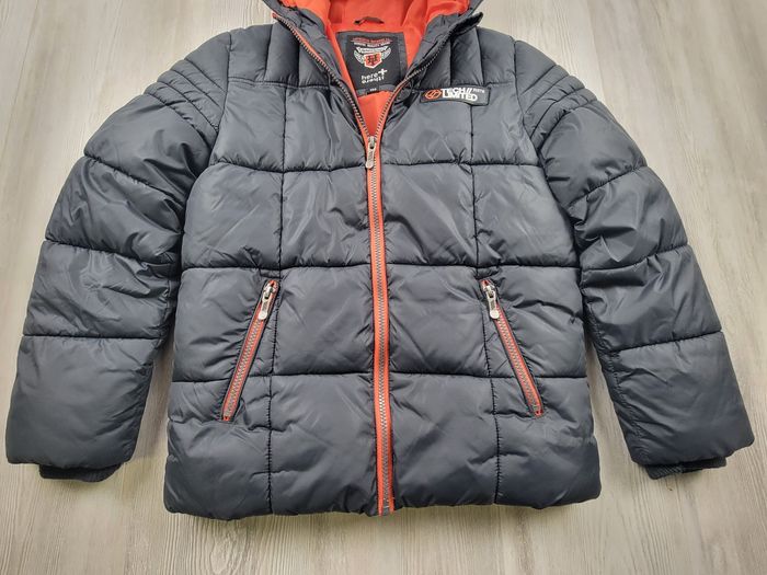 Manteau noir C&A Tech//Limitée R876 – Taille 140 – style techwear - photo numéro 3