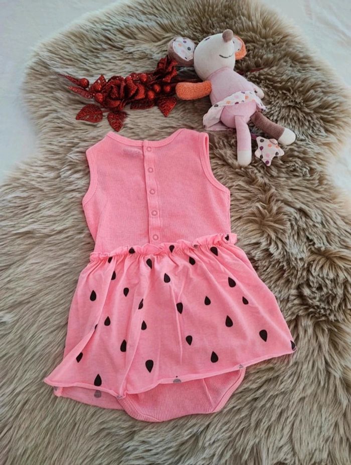 Rose body rose fluo kiabi 6 mois - photo numéro 2