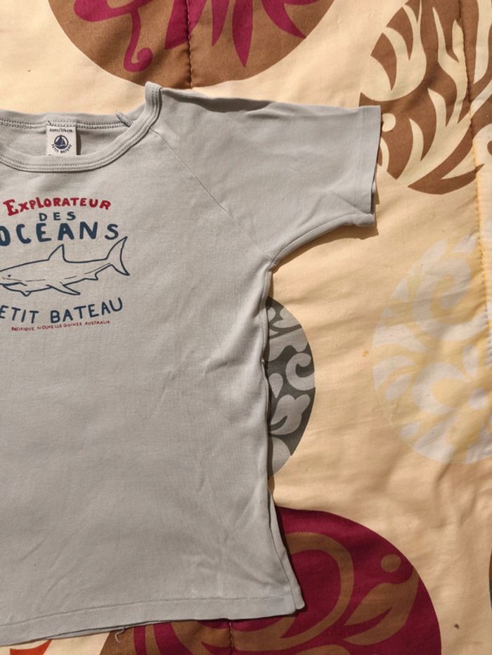 Tee shirt Petit Bateau 6 ans - photo numéro 3
