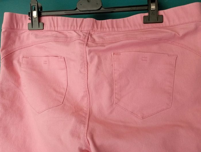 Pantalon femme coton rose - photo numéro 4