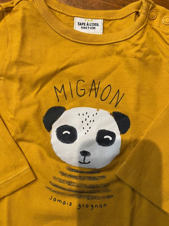 Tee shirt manches longues bebe garçon - photo numéro 2