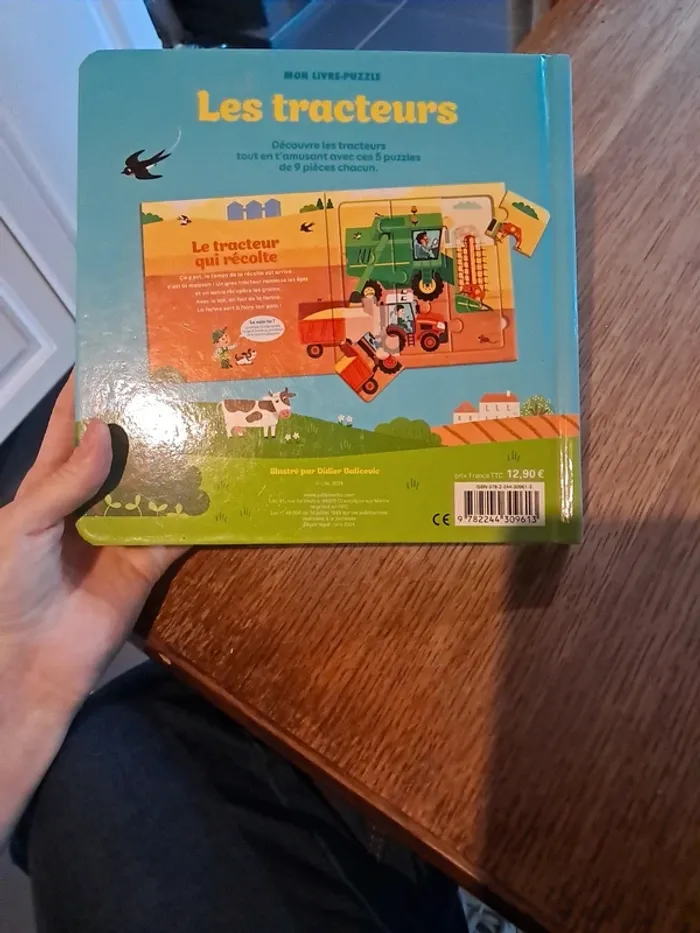 Livres puzzle tracteur - photo numéro 7