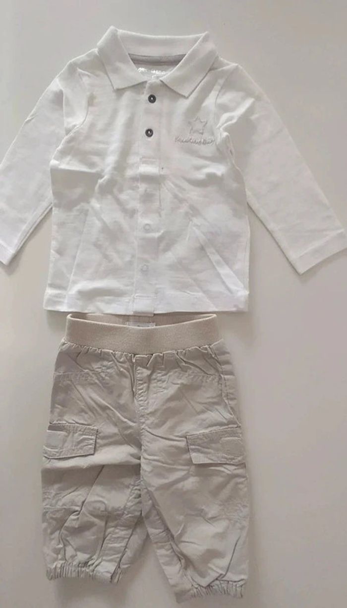 Pantalon garçon taille 3 mois, marque Kimbaloo, très bon état - photo numéro 3