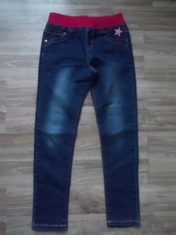 Jean confort bande rose Influx 8 ans (Pant4)