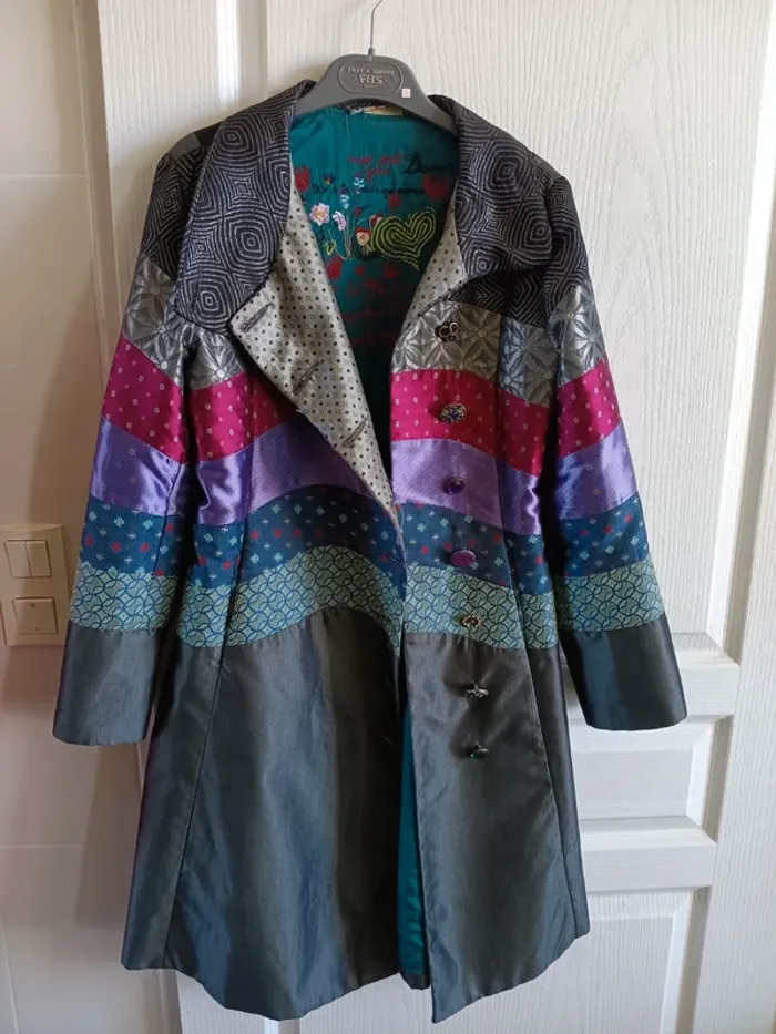 Manteau demi saison desigual taille 38