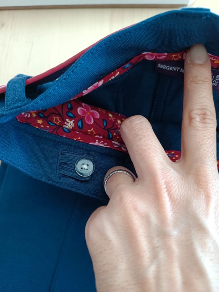 Jean jegging bleu 92cm sergent major neuf - photo numéro 6