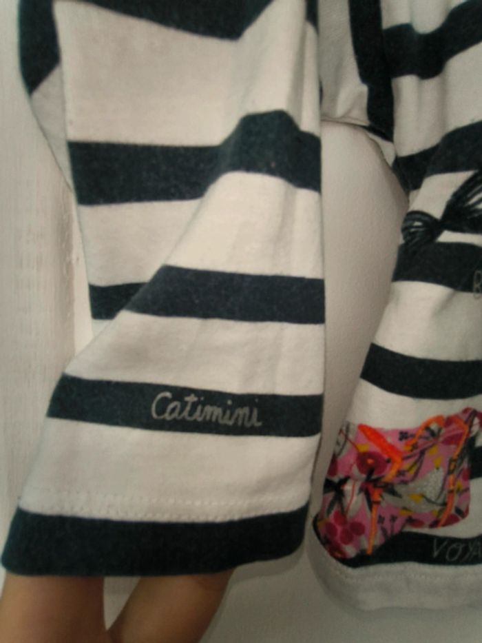 Marinière tee shirt fille catimini - photo numéro 5