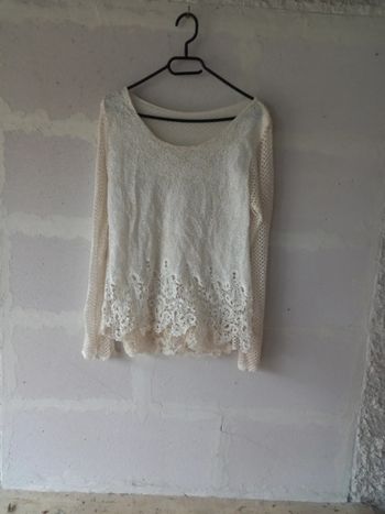 Blouse dentelle femme