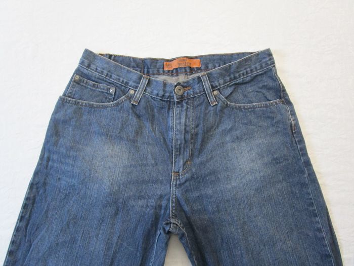 Jean femme LEE Dungarees coupe Bootcut Relaxed High Rise Taille 40 W30 L34 Bleu (J259) - photo numéro 3