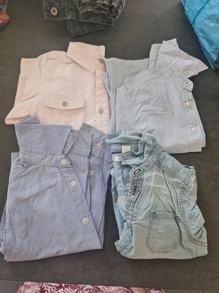 Lot de 4 chemise 3 ans