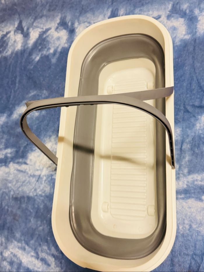 Bassine rétractable, gain de place  avec roulettes, neuf 🌺🌸 - photo numéro 2