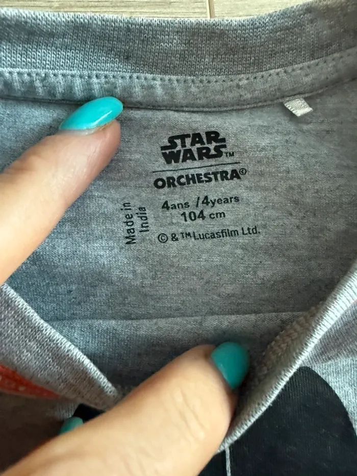 Tee shirt manche longue star wars - photo numéro 2
