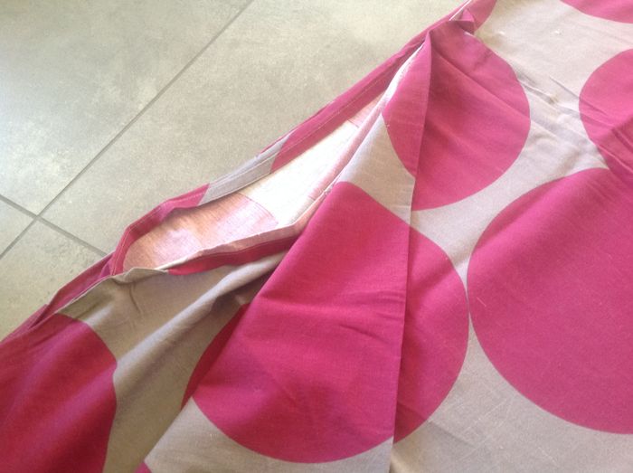 Parure de lit complète 6 pièces, 1 personne, bordeaux/grise - photo numéro 4