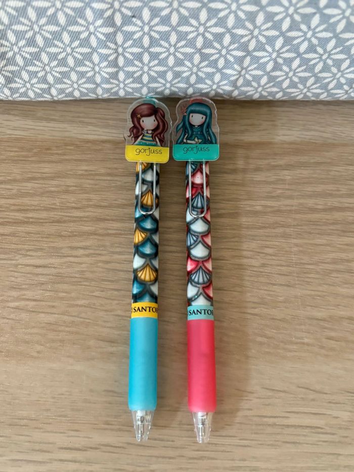 Pack de 2 Stylos Rétractables "Gorjuss Santoro London" - photo numéro 2