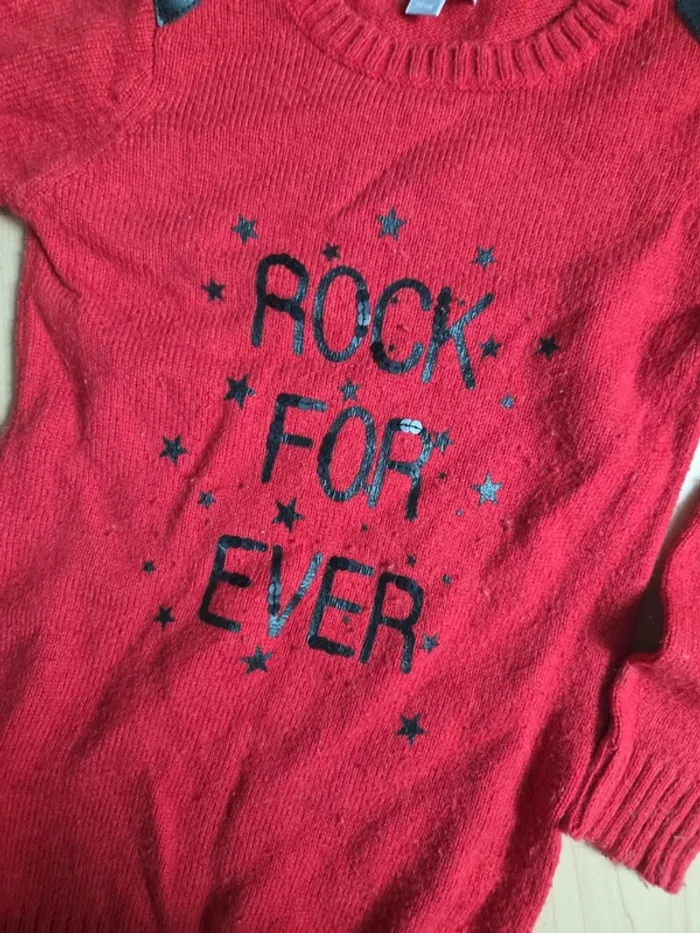 Pull robe 3ans fille Lisa rose - photo numéro 3