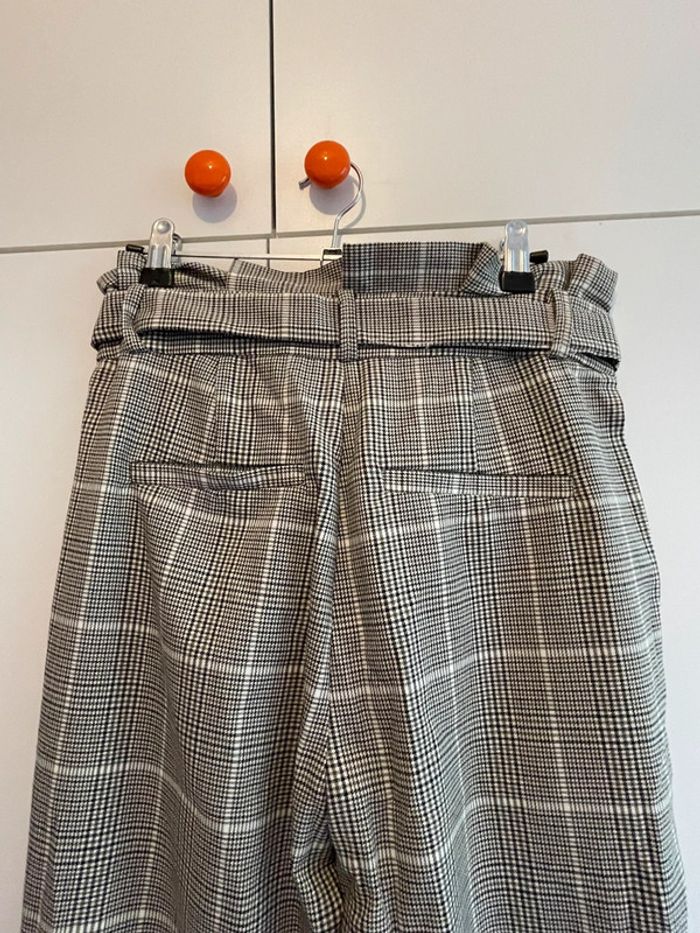 Pantalon à pinces quadrillé taille xs vero moda - photo numéro 4