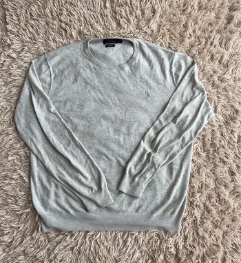 Pull Ralph Lauren Gris coton « L »