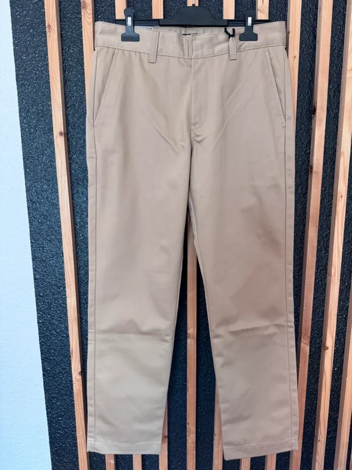 Chino droit BZB – Beige – Taille 40 – Neuf - photo numéro 2