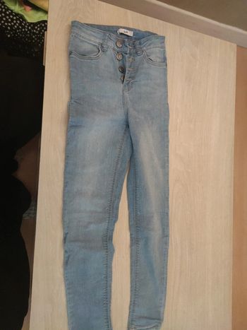 Jeans skinny clair la halle xxs 12 ans