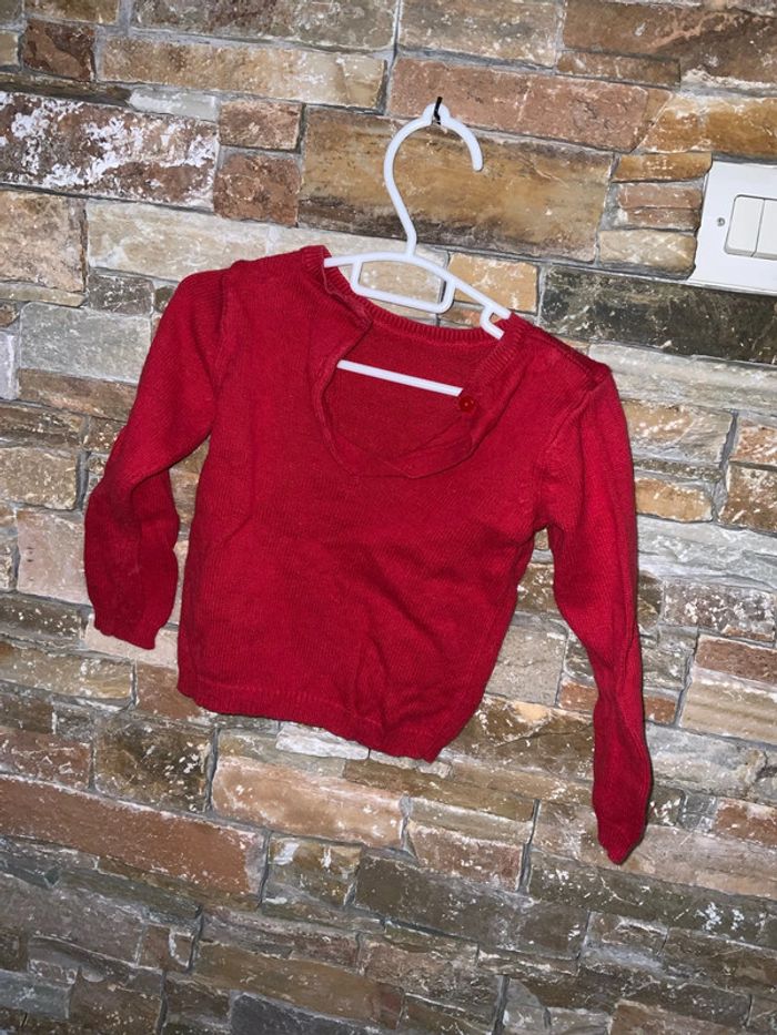 Pull rouge - photo numéro 2