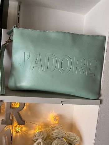 Sac/pochette enveloppe simili cuir mint Atmosphère TBE 🍬