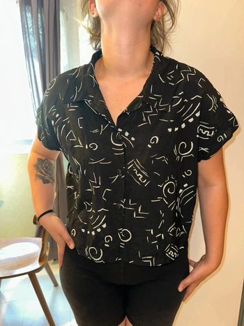 Chemisier noir taille Unique neuf