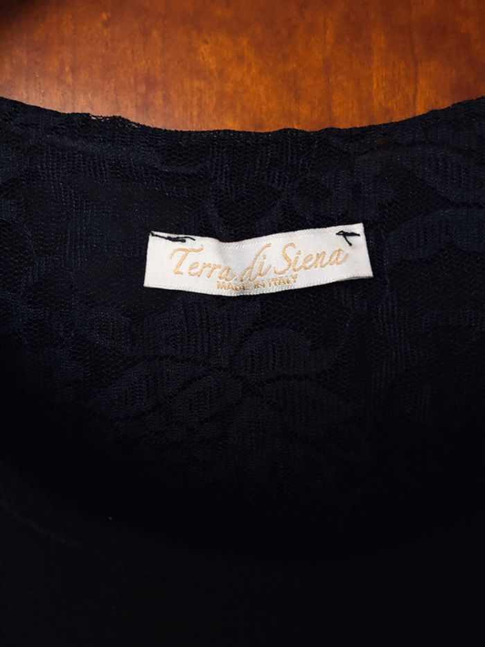 Blouse noire sans manches Terra di Siena taille unique - photo numéro 2