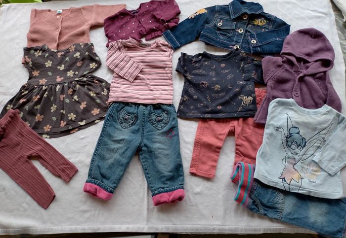 Lot 4 ensembles filles 6 mois Demi saison hiver