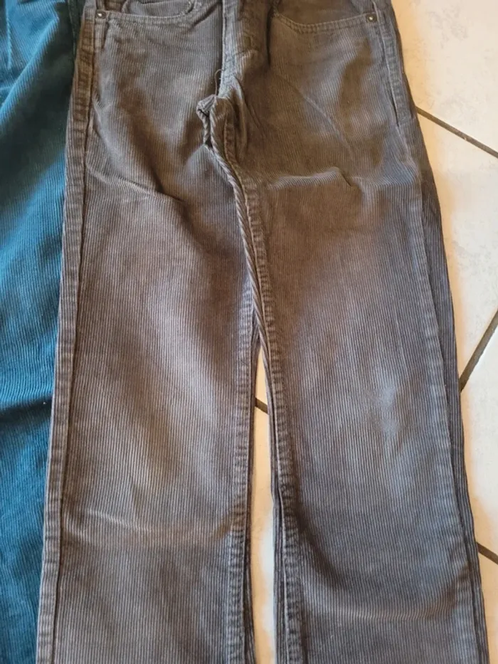 Lot pantalons velours garçon - photo numéro 7