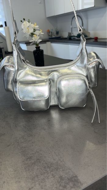 Sac Cargo Métallisé - Tendance Y2K