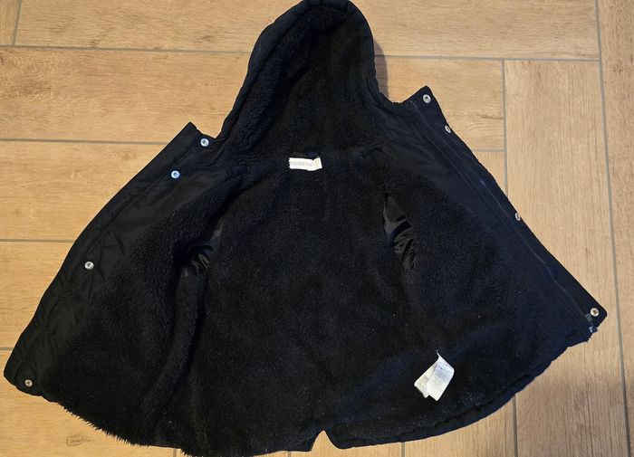 Manteau hiver bleu marine  orchestra 36 mois - photo numéro 3