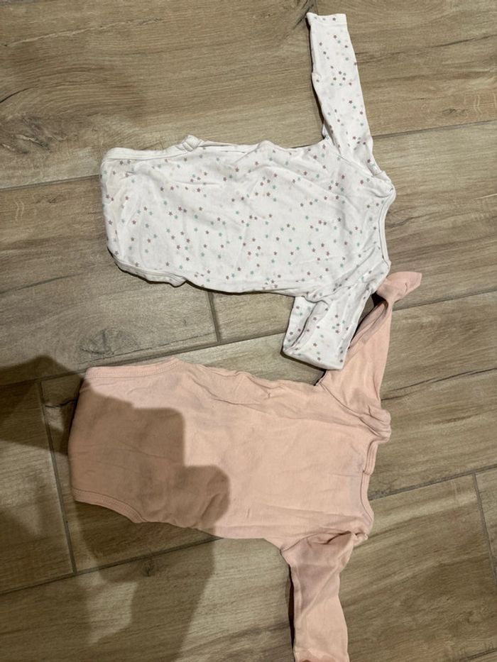 2 bodies 12 mois manches longues - photo numéro 4