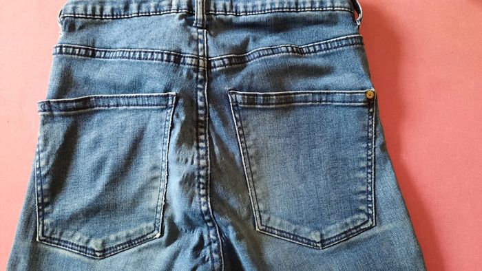 Jean bleu Mango taille 32 - photo numéro 5